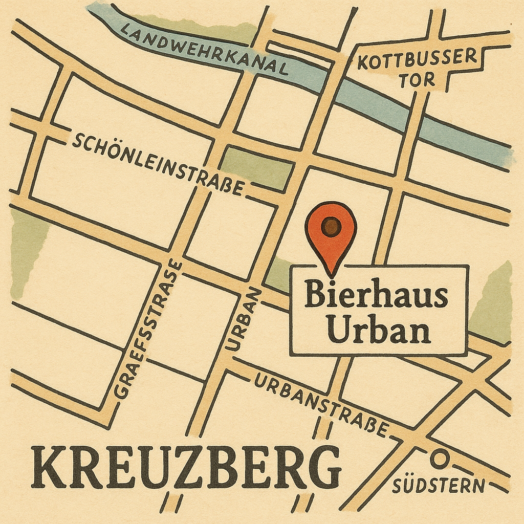Bierhaus Urban auf Google Maps